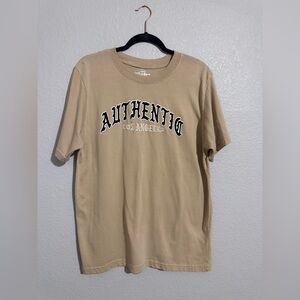 Eighty Eight Tan Tee “Authentic Los Angeles” Tee. Size XL.